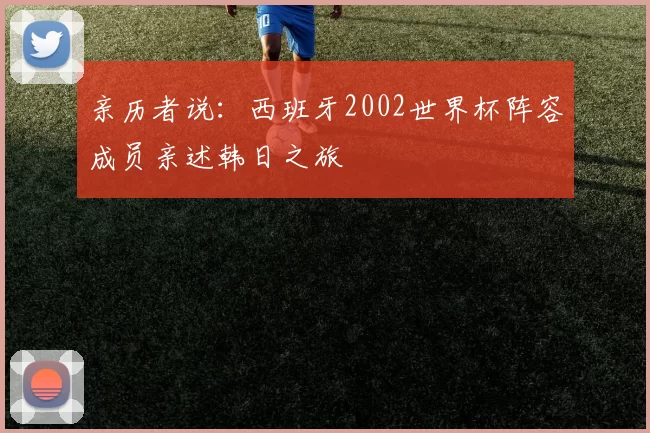 亲历者说：西班牙2002世界杯阵容成员亲述韩日之旅