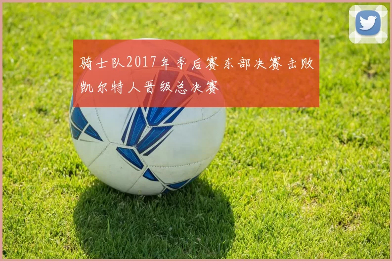 骑士队2017年季后赛东部决赛击败凯尔特人晋级总决赛