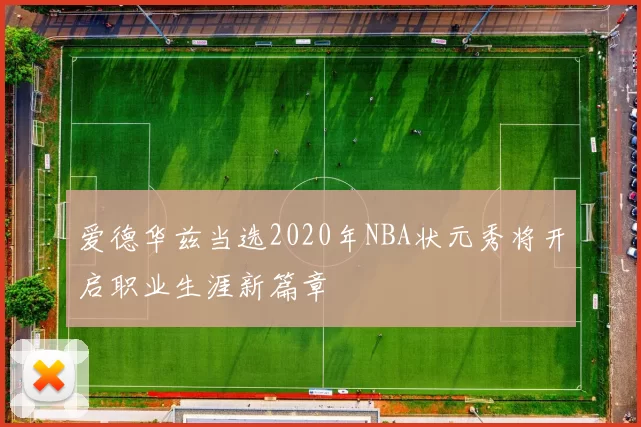 爱德华兹当选2020年NBA状元秀将开启职业生涯新篇章