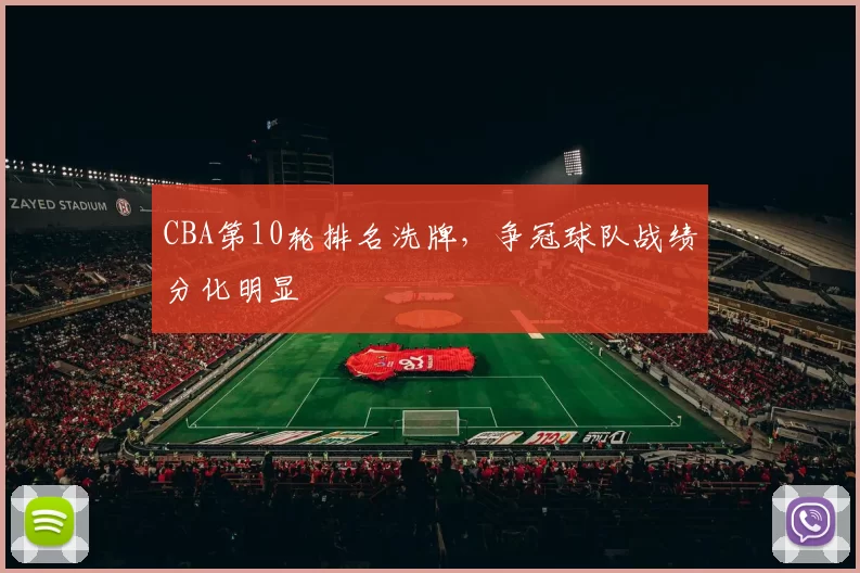 CBA第10轮排名洗牌，争冠球队战绩分化明显