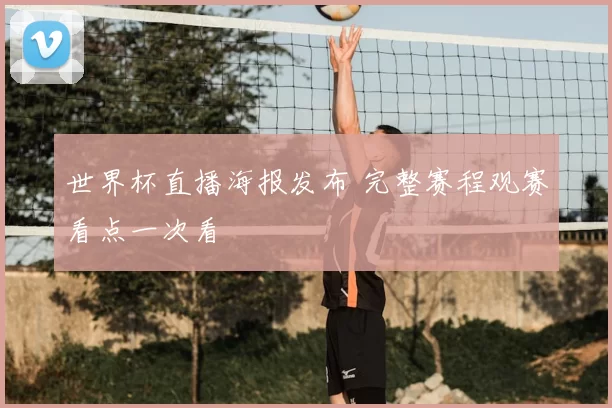 世界杯直播海报发布 完整赛程观赛看点一次看
